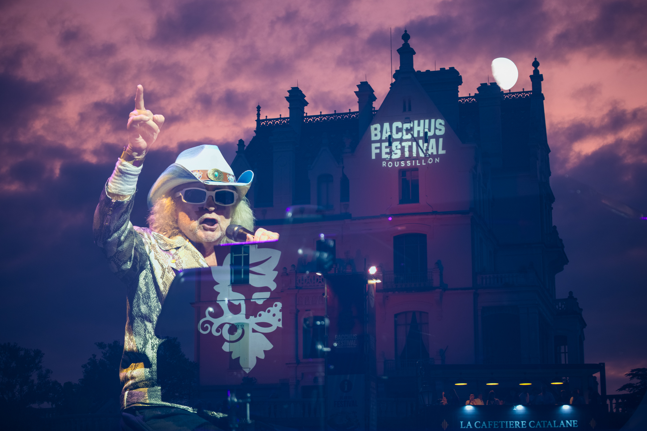 Michel Polnareff piano Festival Bacchus Argelès-sur-Mer